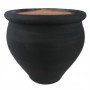 MACETA BARRO PEQUEÑA 25x25 NEGRA