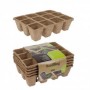 SEMILLEROS 12 HUECOS 16x12x4,5 CM SET 5