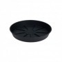 PLATO MACETA PLASTICO 20 CM ANTRACITA