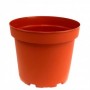 MACETAS PLASTICO MARRON 17x15,5 CM LOTE 3
