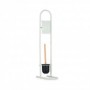 *PORTARROLLOS ESCOBILLA METAL BLANCO BAMBU