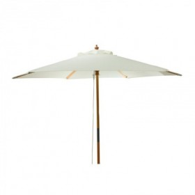 *PARASOL MADERA 250 CM BLANCO