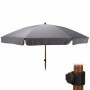 *PARASOL 220 CM GRIS