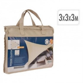 TELA SOMBRA 3x3x3 M CREMA