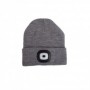 GORRO CON LUZ LED GRIS