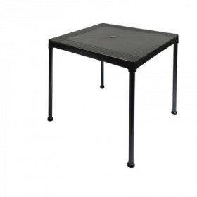 MESA TRENZADO 70x70x72 CM ANTRACITA