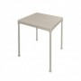 MESA TRENZADO 70x70x72 CM MARFIL