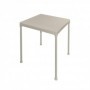 MESA TRENZADO 70x70x72 CM MARFIL