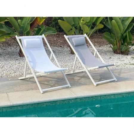 PLAYERA PLEGABLE ALUMINIO SOL ANTRACITA 98x59x96 CM