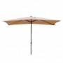 *PARASOL RECTANGULAR 2x3 M BEIGE