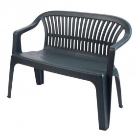 BANCO RESINA DIVA 114x55x82 CM ANTRACITA