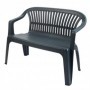 BANCO RESINA DIVA 114x55x82 CM ANTRACITA
