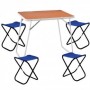 MESA 95x60 CM  4 TABURETES TXT SET