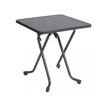 MESA PLEGABLE 70x70 CM ANTRACITA/GRIS