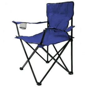 *SILLON PLEGABLE POSAVASOS AZUL MARINO