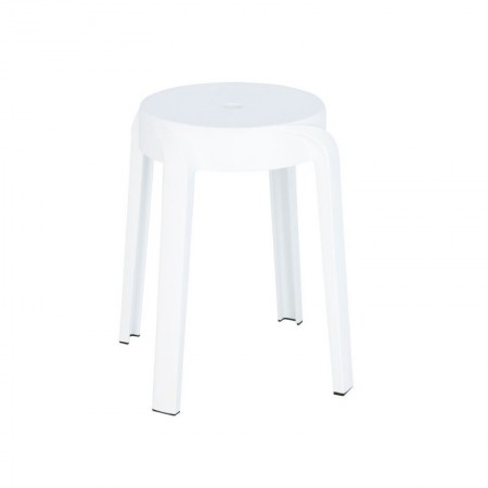 TABURETE RESINA 34x45 CM APILABLE BLANCO