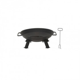 BANDEJA FUEGO 3 PATAS  ATIZADOR 46 CM
