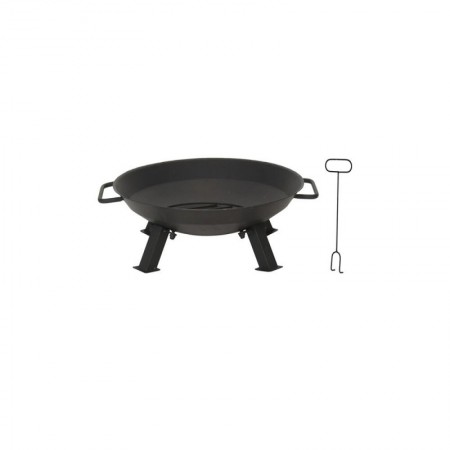 BANDEJA FUEGO 3 PATAS  ATIZADOR 46 CM