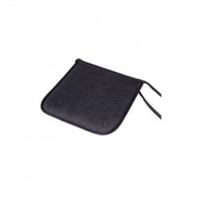 COJIN CUADRADO 38x38x4,5 CM ANTRACITA DESENFUNDABLE