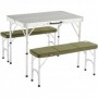 MESA  2 BANCOS PACK AWAY ALUMINIO