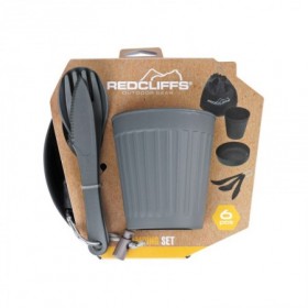 PLATOS  CUBIERTOS  VASOS  BOLSA PLASTICO SET 6