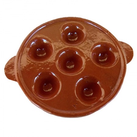 PLATO HUEVOS CERAMICA 16 CM