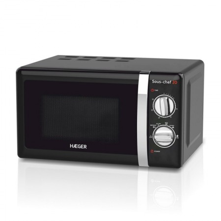 MICROONDAS SOUS CHEF NEGRO 20L