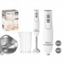 *BATIDORA PIE INOXIDABLE  VASO BLANCA 1000W