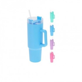 TERMO MUG  PAJITA COLORES SURTIDOS