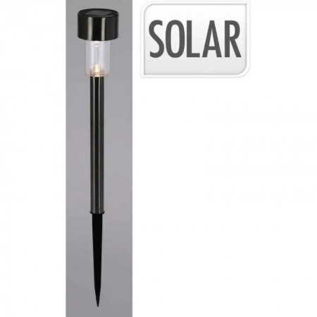 LUZ SOLAR PINCHO NEGRA 36 x 5 CM