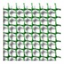 MALLA PLAST. VERDE 10X10mm BALCONET ROLLO 25M