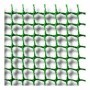 MALLA PLAST. VERDE 10X10mm BALCONET ROLLO 25M