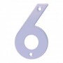 *NUMERO 6 -M.4 INOX.18/8 10CM. BLISTER