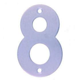 *NUMERO 8 -M.4 INOX.18/8 10CM. BLISTER