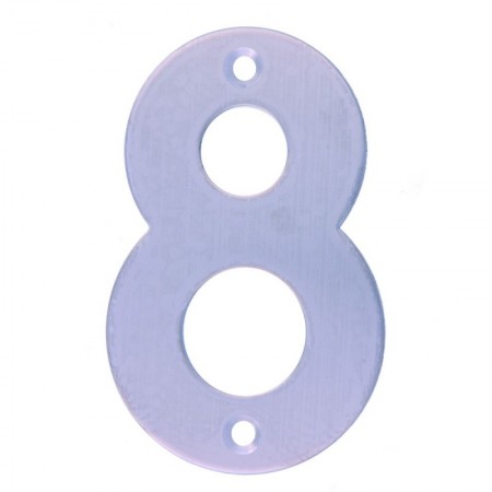 *NUMERO 8 -M.4 INOX.18/8 10CM. BLISTER