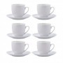 TAZAS TE 20 CL  PLATO PORCELANA NEW RENOVA SET 6