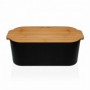 PANERA PLASTICO  TABLA CORTAR BAMBU NEGRA