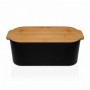 PANERA PLASTICO  TABLA CORTAR BAMBU NEGRA