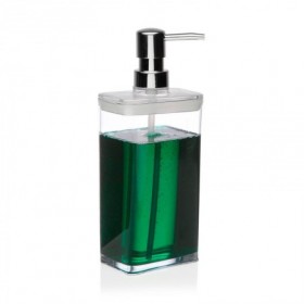 DISPENSADOR JABON TRANSPARENTE 9,4x5,7x23 CM