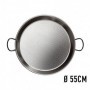 PAELLERA 55CM ACERO PULIDO 16 RACIONES