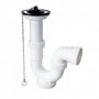 SIFÓN CURVO EXTENSIBLE C/VÁLVULA 11/2