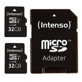 MICRO SDHC 32GB  UHS  PACK 2UDS. INTENSO
