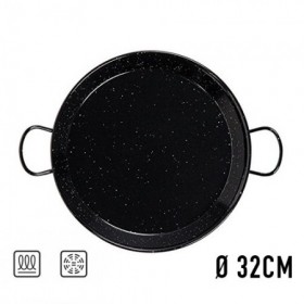 PAELLERA 32CM A.ESMAL 5 RAC.VITRO-INDUC