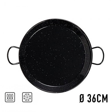 PAELLERA 36CM A.ESMAL 7 RAC.VITRO-INDUC