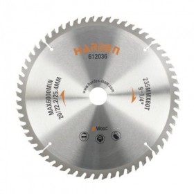 DISCO CORTE MADERA 235 X 25,4MM HARDEN