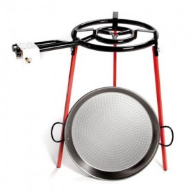 ECO SET PAELLERA DE 46CMQUEMADORTRIPO
