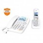 TELEFONO INALAMBRICO BLANCO COMBO ALC.