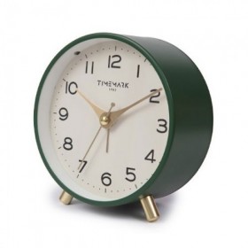 DESPERTADOR ANALÓGICO VERDE DECO TIM