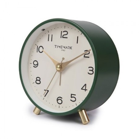 DESPERTADOR ANALÓGICO VERDE DECO TIM