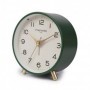 DESPERTADOR ANALÓGICO VERDE DECO TIM
